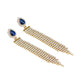 Blue Raindrop Earrings