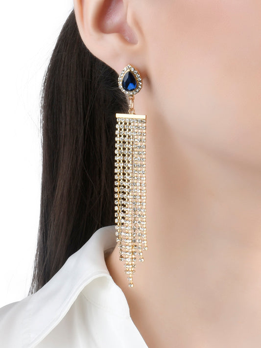 Blue Raindrop Earrings