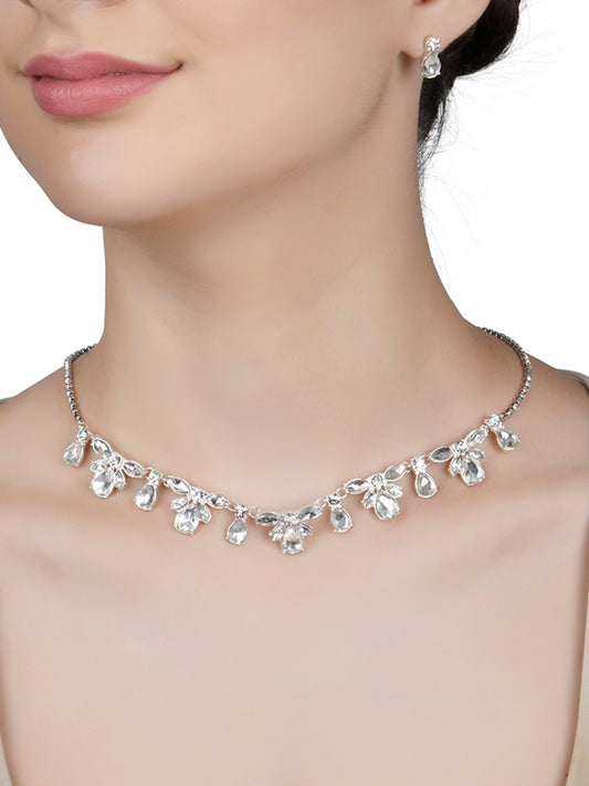 Crystal Silver Set