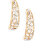 Cluster Half Hoop Earrings