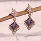 Amethyst Delight Drop Earrings