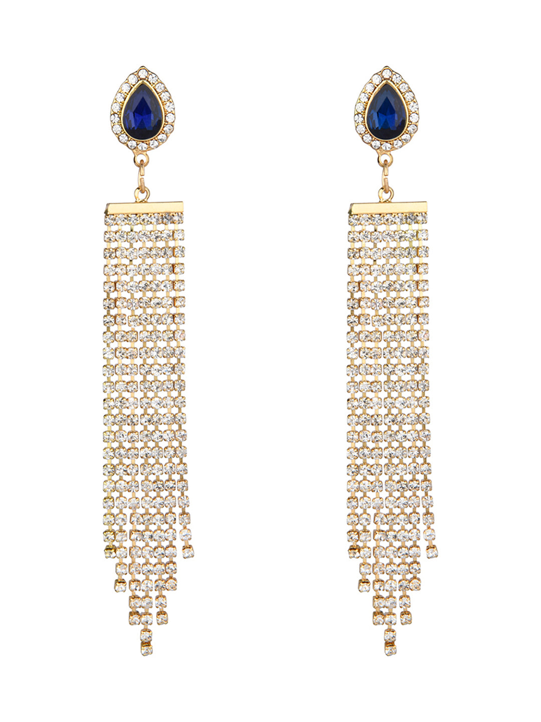 Blue Raindrop Earrings