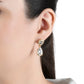 Gold Diamond Drop Earrings