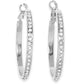 Diamond Hoops Earrings