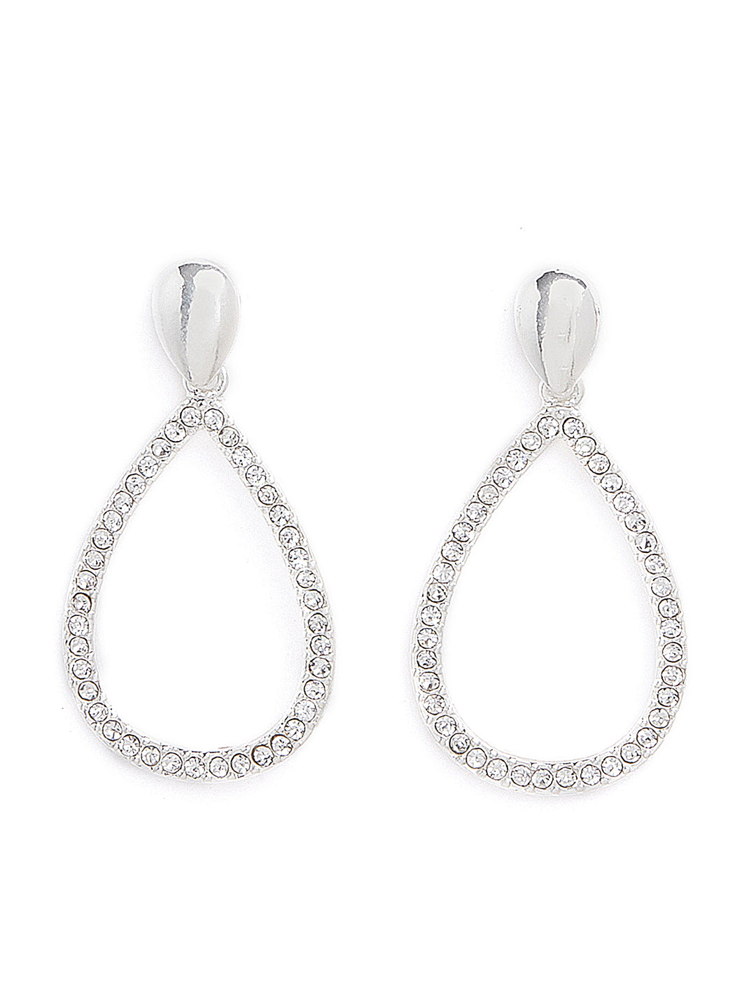 Diamond Rain Drop Earrings