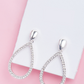 Diamond Rain Drop Earrings