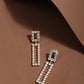 Gold Diamond Drop Earrings