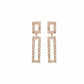 Diamond Square Earrings