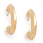 Gold Geometry Hoop Earrings