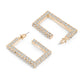 Gold Geometry Hoop Earrings
