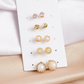 Gold Stud Earrings