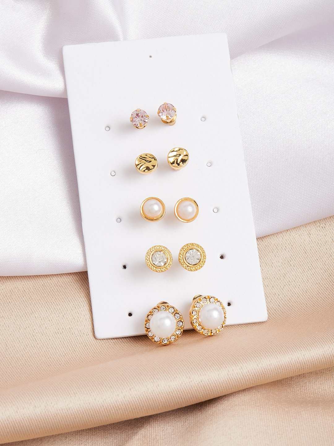 Gold Stud Earrings