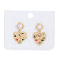 Jewelled Heart Earrings