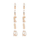 Bronze Hoop Earrings Set