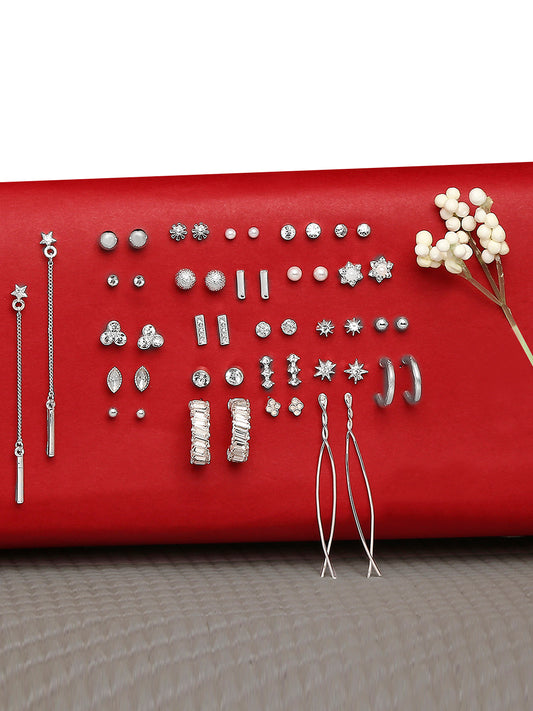 Daily Dose of Silver Earrings Set