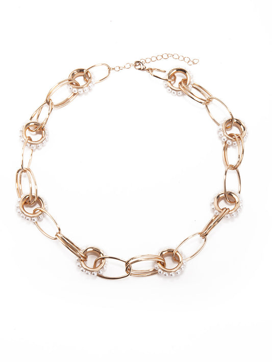Pearl Linked Necklace