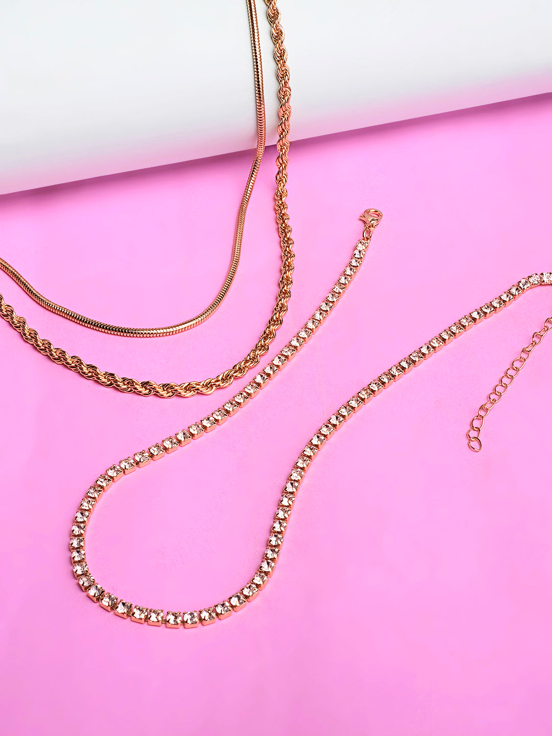 Gold Toned Chain Necklace