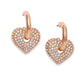 Sparkling Hearts Earrings