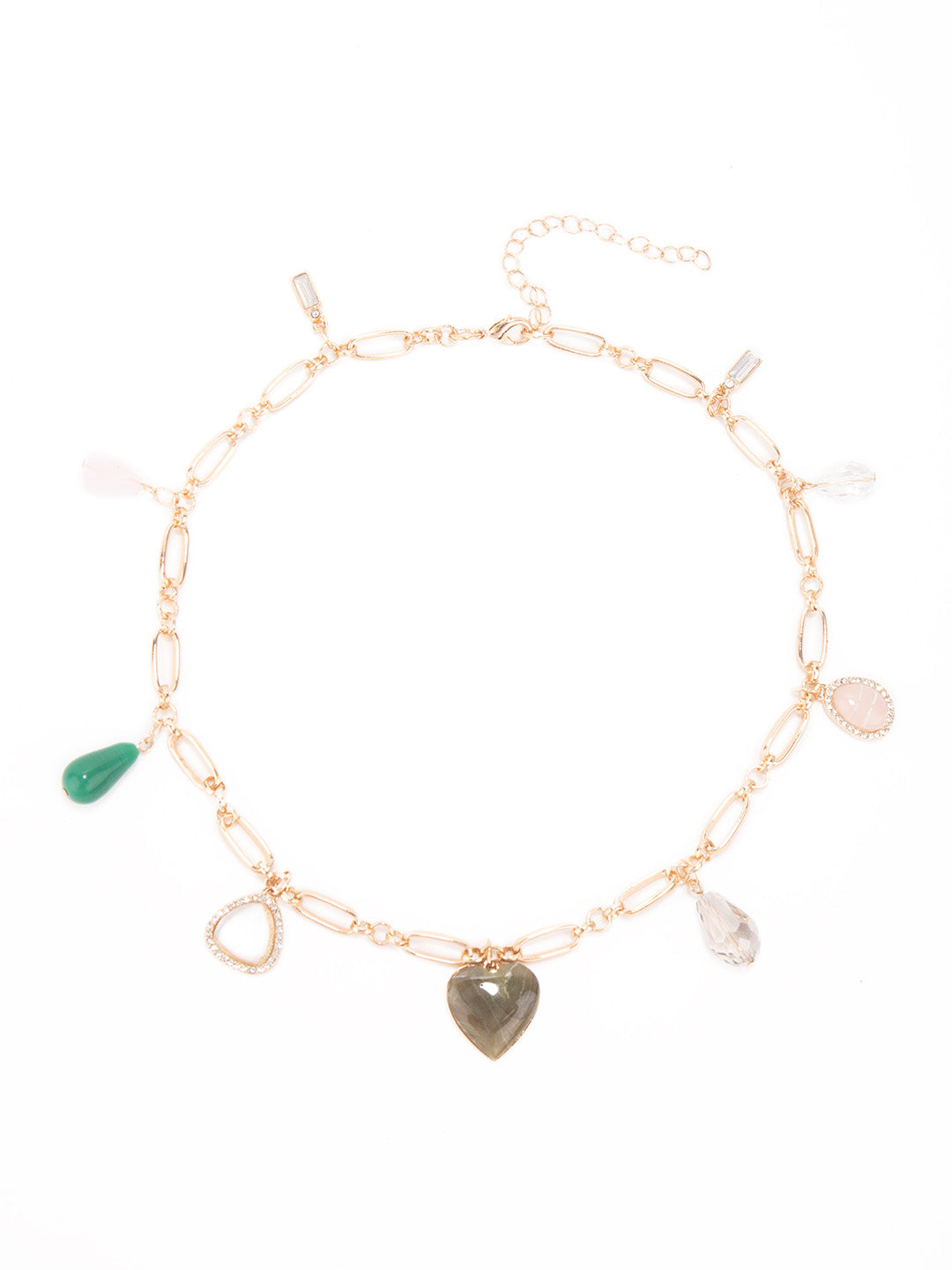 The Olive Heart Necklace