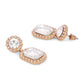 Vintage Pink Pearl Earrings